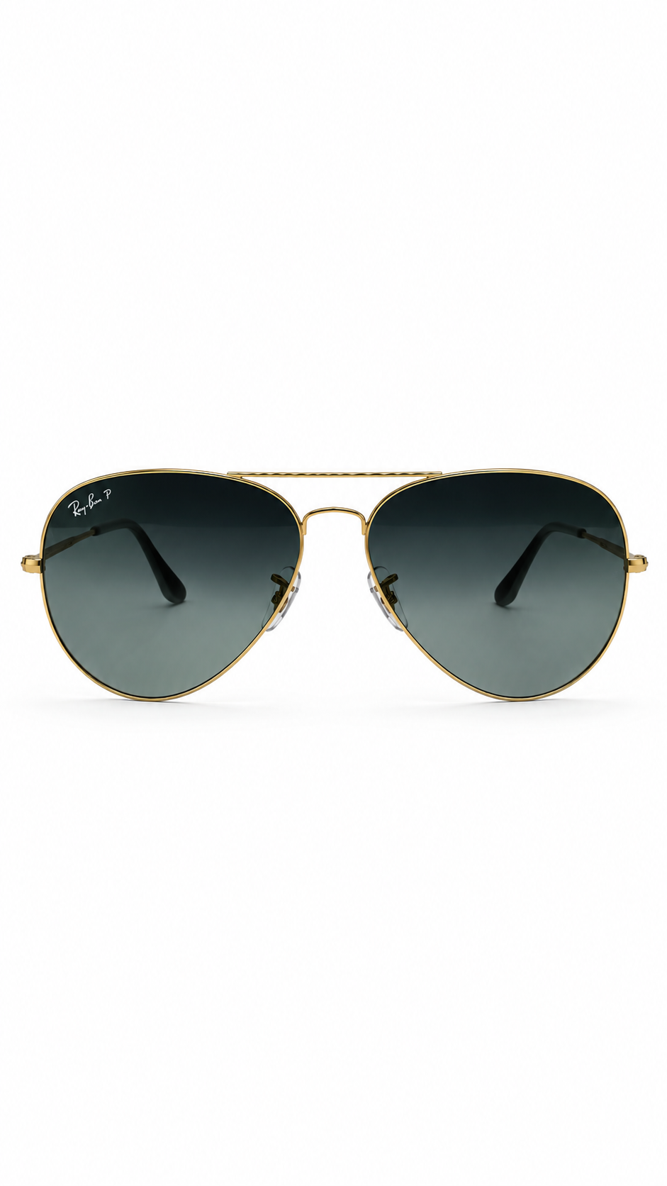 : Ray-Ban RB3025 001/58 Gold Aviator Large Metal 62mm Polarized G-15 Green Lens Sunglasses