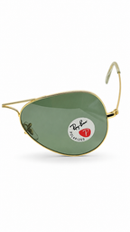Ray-Ban RB3025 001/58 Gold Aviator Large Metal II 62mm Polarized G-15 Green Lens Sunglasses