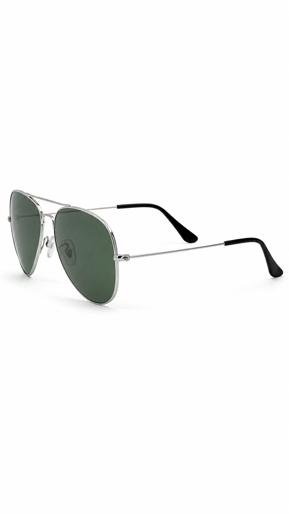 : Ray-Ban RB3025 003/58 Silver Aviator Large Metal 58mm Polarized G-15 Green Lens Sunglasses