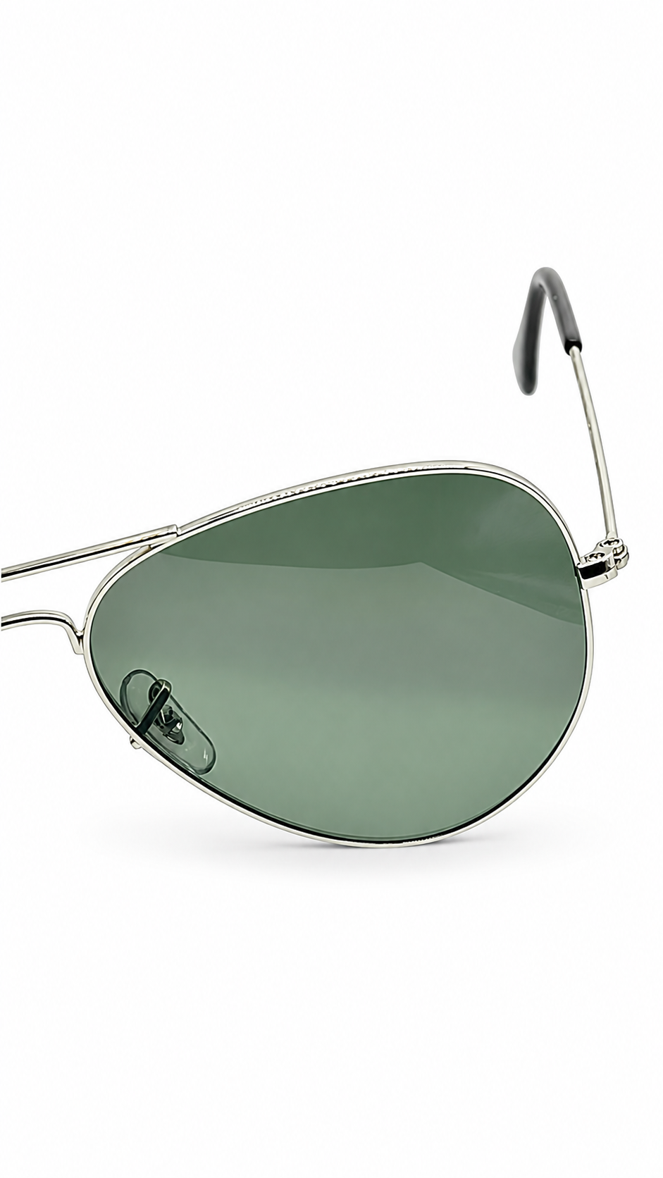 : Ray-Ban RB3025 003/58 Silver Aviator Large Metal 58mm Polarized G-15 Green Lens Sunglasses