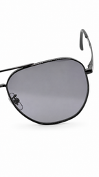 Ray-Ban RB3724D 002/81 Black Geometric Aviator 59mm Polarized Grey Lens Sunglasses