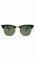 Ray-Ban RB3016 901/58 51mm Clubmaster Black Gold Polarized G-15 Green Lens Sunglasses