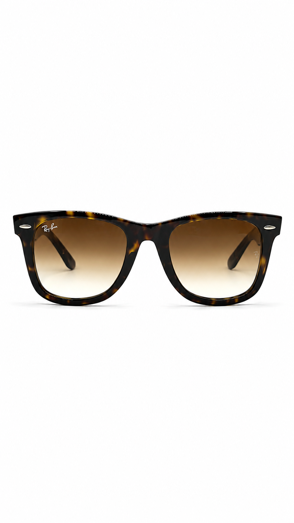 Ray-Ban RB2140-F 902/51 52mm Original Wayfarer Tortoise Havana Sunglasses Brown Gradient Lens