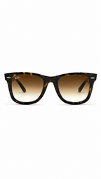 Ray-Ban RB2140-F 902/51 52mm Original Wayfarer Tortoise Havana Sunglasses Brown Gradient Lens
