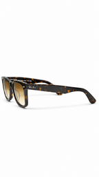 Ray-Ban RB2140-F 902/51 52mm Original Wayfarer Tortoise Havana Sunglasses Brown Gradient Lens