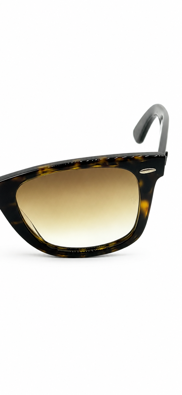 Ray-Ban RB2140-F 902/51 52mm Original Wayfarer Tortoise Havana Sunglasses Brown Gradient Lens