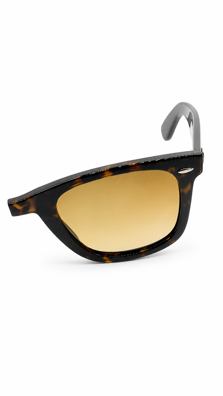 Ray-Ban RB2140 902/57 50mm Original Wayfarer Polarized Tortoise Havana Sunglasses Brown Lens