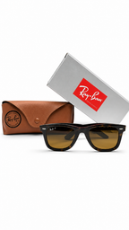 Ray-Ban RB2140 902/57 50mm Original Wayfarer Polarized Tortoise Havana Sunglasses Brown Lens