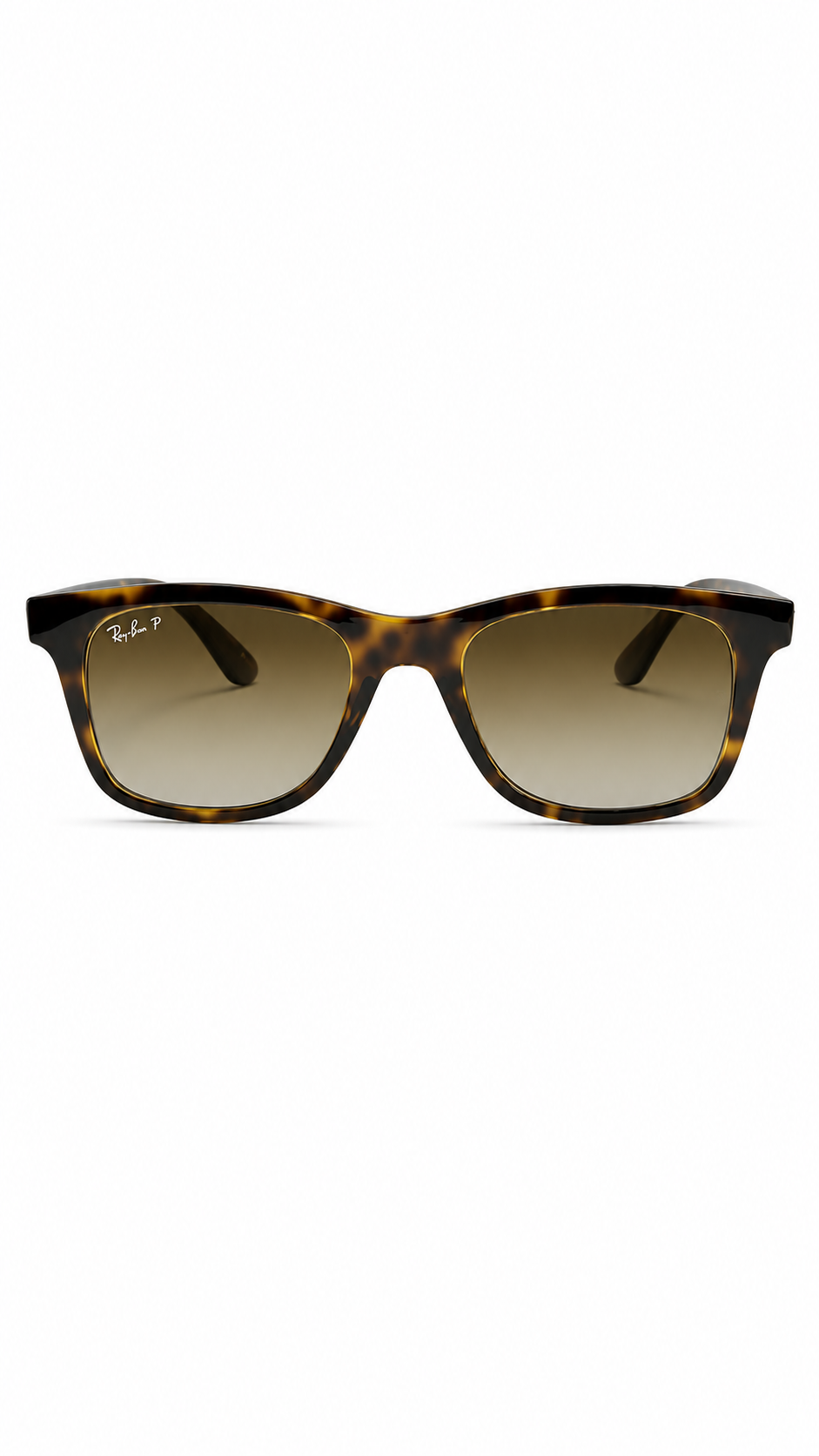 Ray-Ban RB4640F 710/M2 52mm Square Polarized Tortoise Havana Sunglasses Brown Gradient Lens