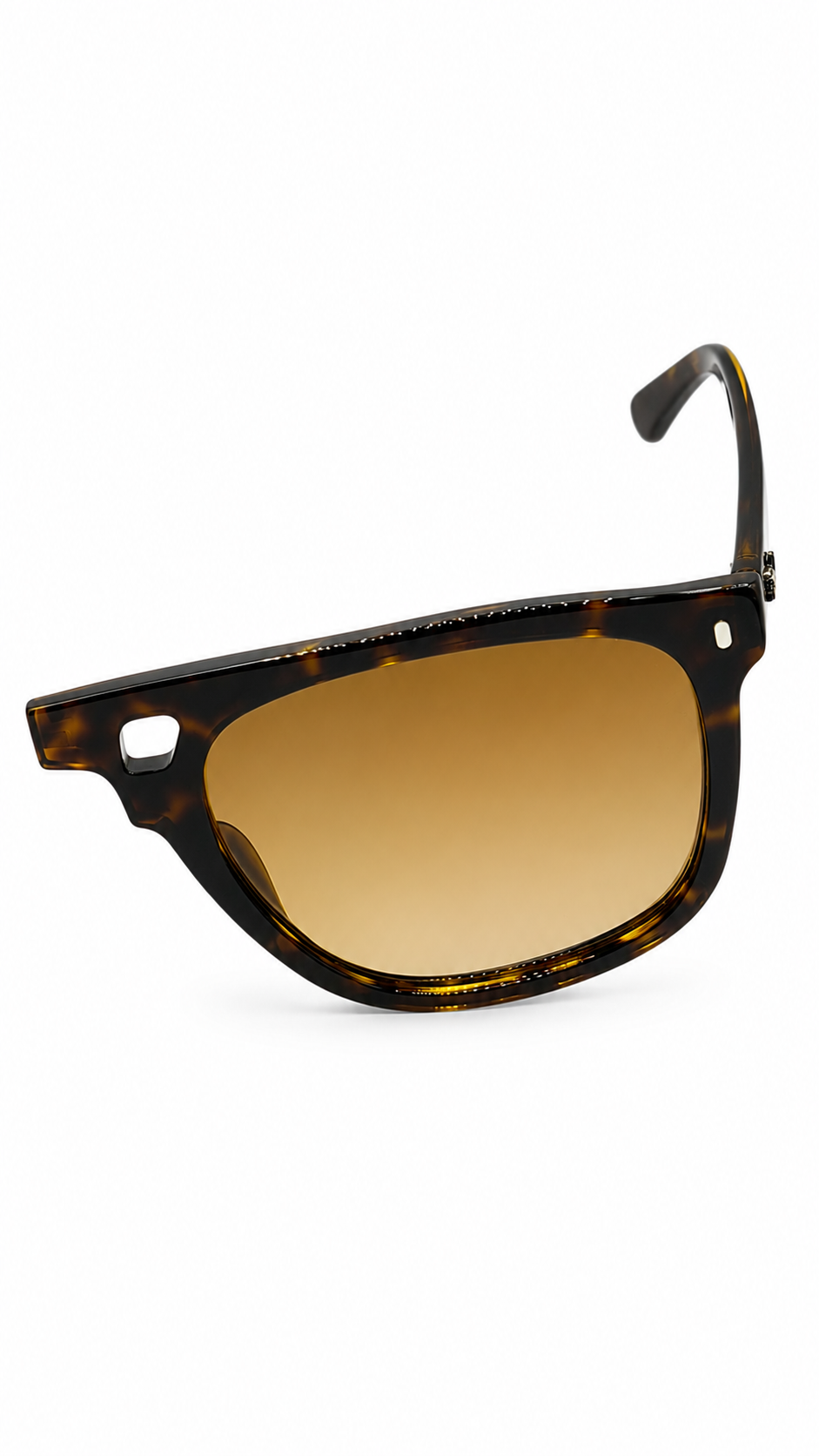 Ray-Ban RB2213 902/33 55mm Double Bridge Square Tortoise Havana Sunglasses Brown Lens