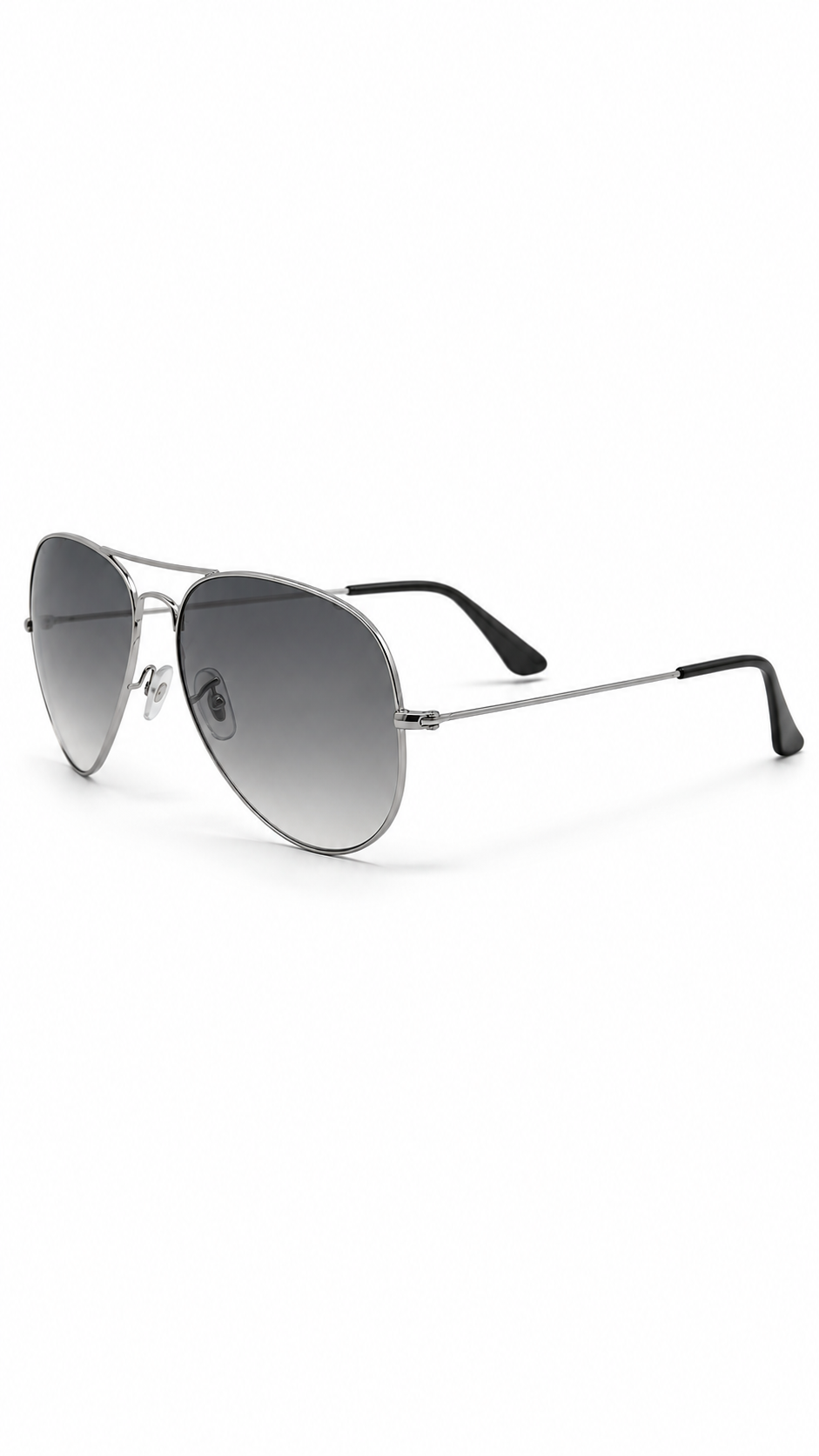 Ray-Ban RB3025 004/71 58mm Aviator Large Metal Sunglasses Gunmetal Frame Grey Gradient Lens