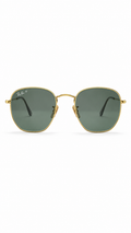 Ray-Ban RB3857 9196/31 51mm Frank Legend Gold Polarized Sunglasses Gold Frame G-15 Green Glass Lens