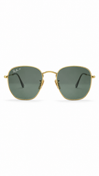 Ray-Ban RB3857 9196/31 51mm Frank Legend Gold Polarized Sunglasses Gold Frame G-15 Green Glass Lens