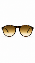Ray-Ban RB2215F 902/51 59mm Low Bridge Fit Aviator Sunglasses Tortoise Acetate Frame Brown Gradient Lens