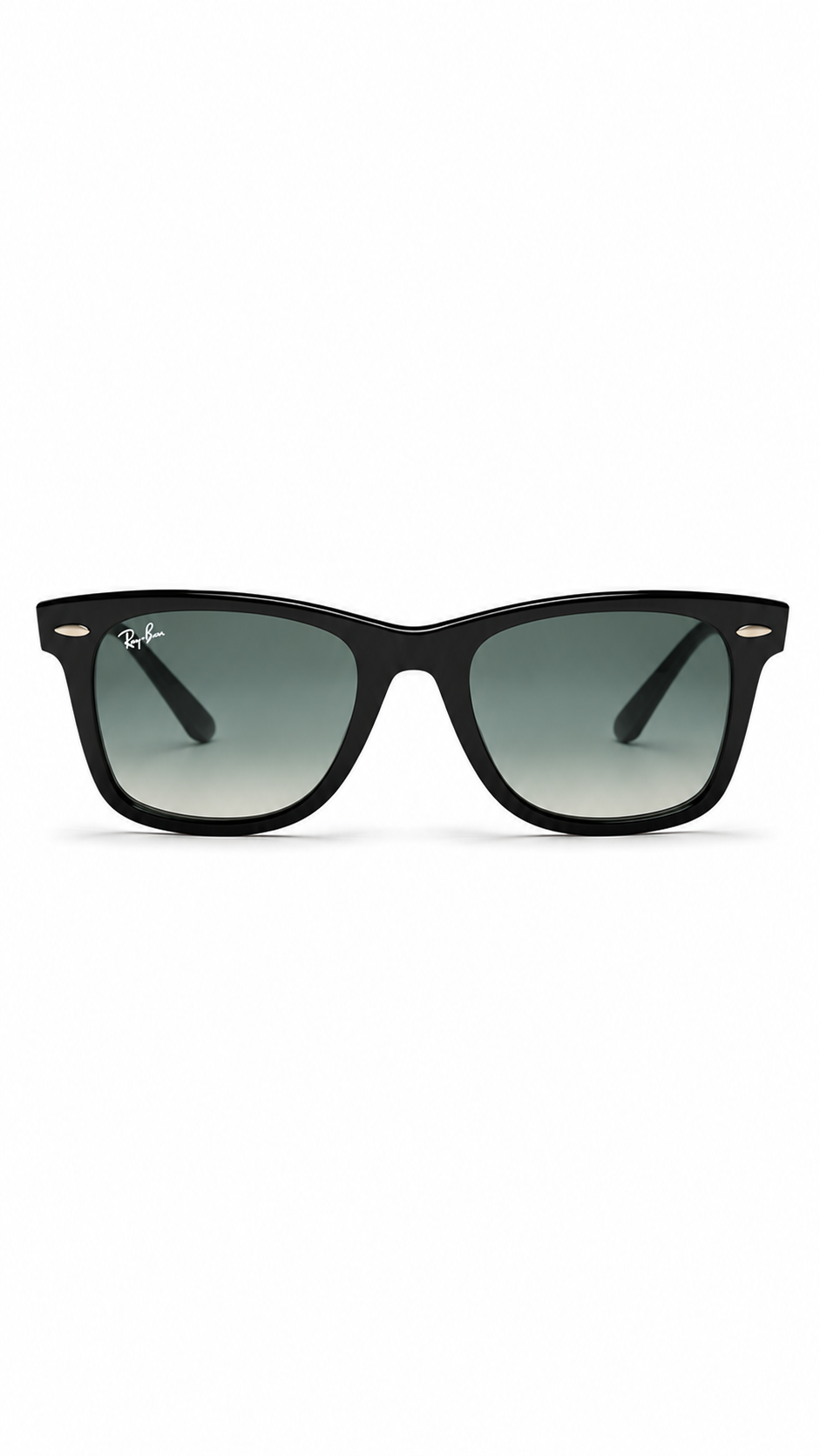 Ray-Ban Original Wayfarer RB2140 901/71 50mm Sunglasses Glossy Black Acetate Frame Grey Gradient Lenses
