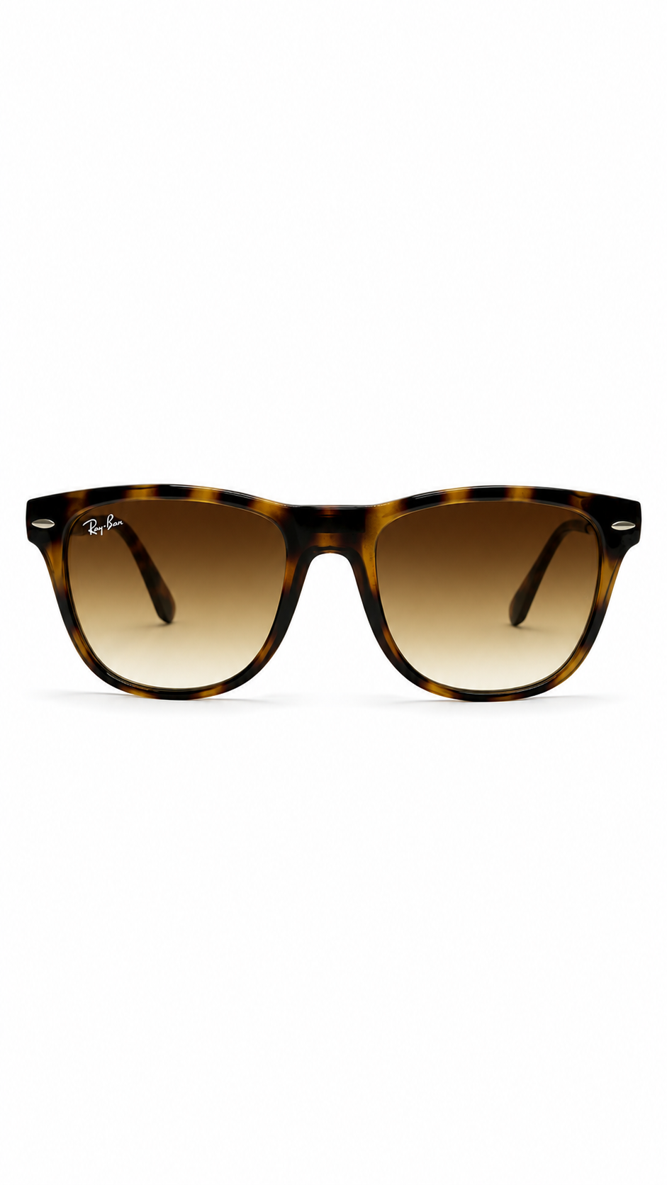 Ray-Ban RB4105 710/51 54mm Folding Wayfarer Tortoise Havana Sunglasses Brown Gradient Lens