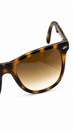 Ray-Ban RB4105 710/51 54mm Folding Wayfarer Tortoise Havana Sunglasses Brown Gradient Lens