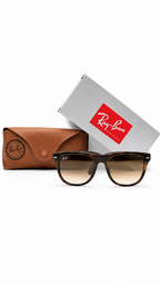 Ray-Ban RB4105 710/51 54mm Folding Wayfarer Tortoise Havana Sunglasses Brown Gradient Lens