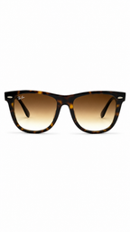 Ray-Ban RB2140-F 902/51 54mm Wayfarer Classic Tortoise Havana Sunglasses Brown Gradient Lens