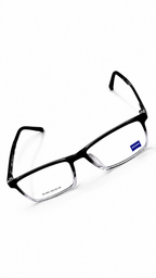 ZEISS ZS1005 Premium Men's Eyeglass Frame – Black Transparent