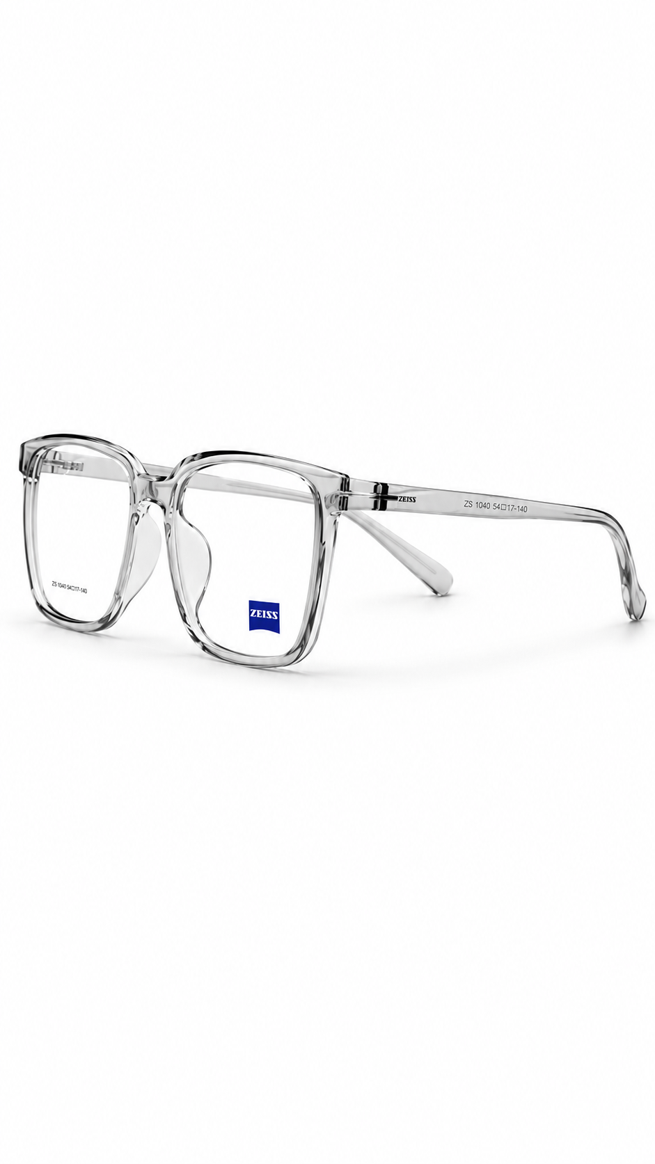 ZEISS ZS 1034 Crystal Clear Square/Rectangular Eyeglasses