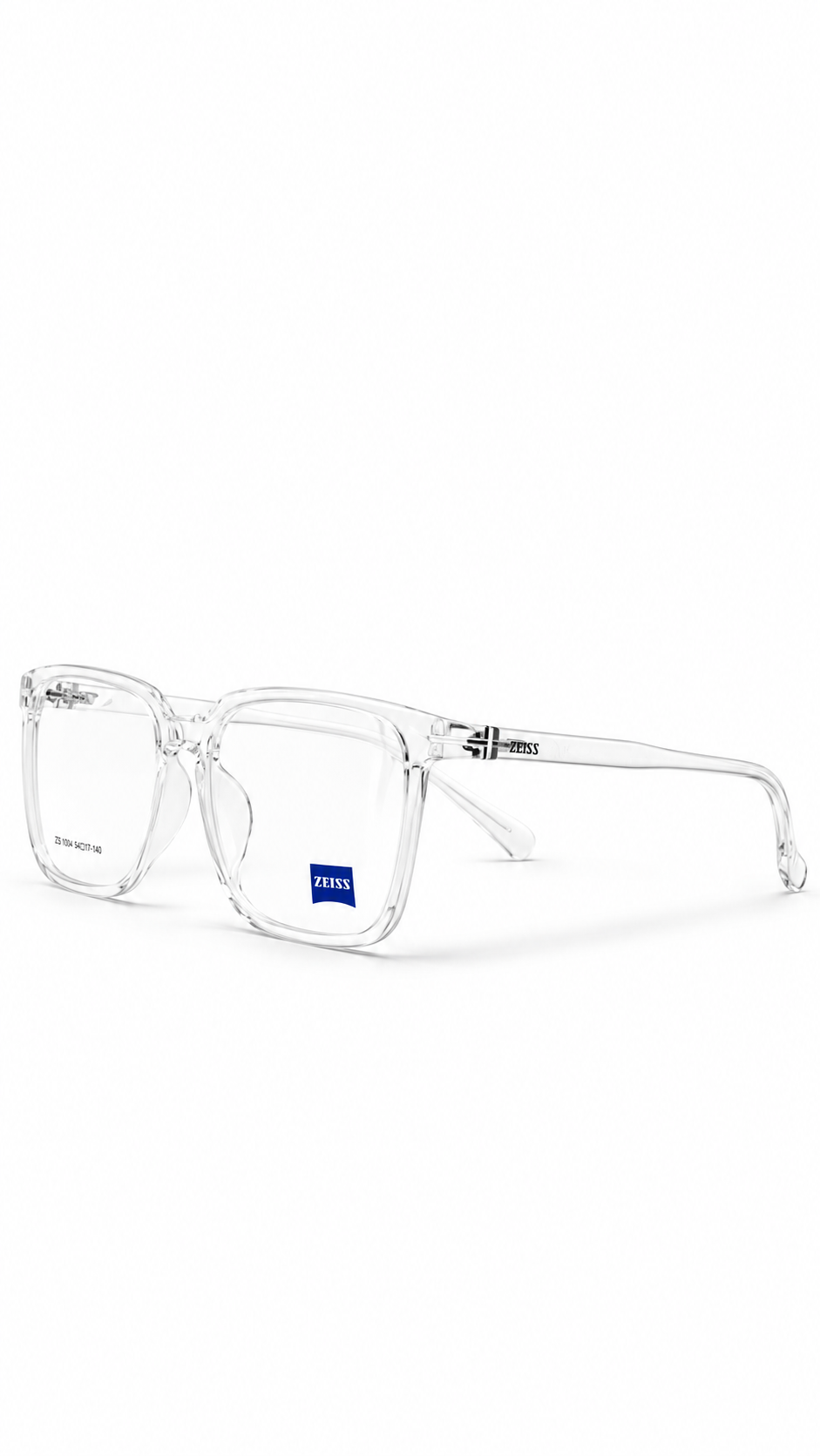 ZEISS ZS 1004 Crystal Clear Acetate Eyeglasses Frame