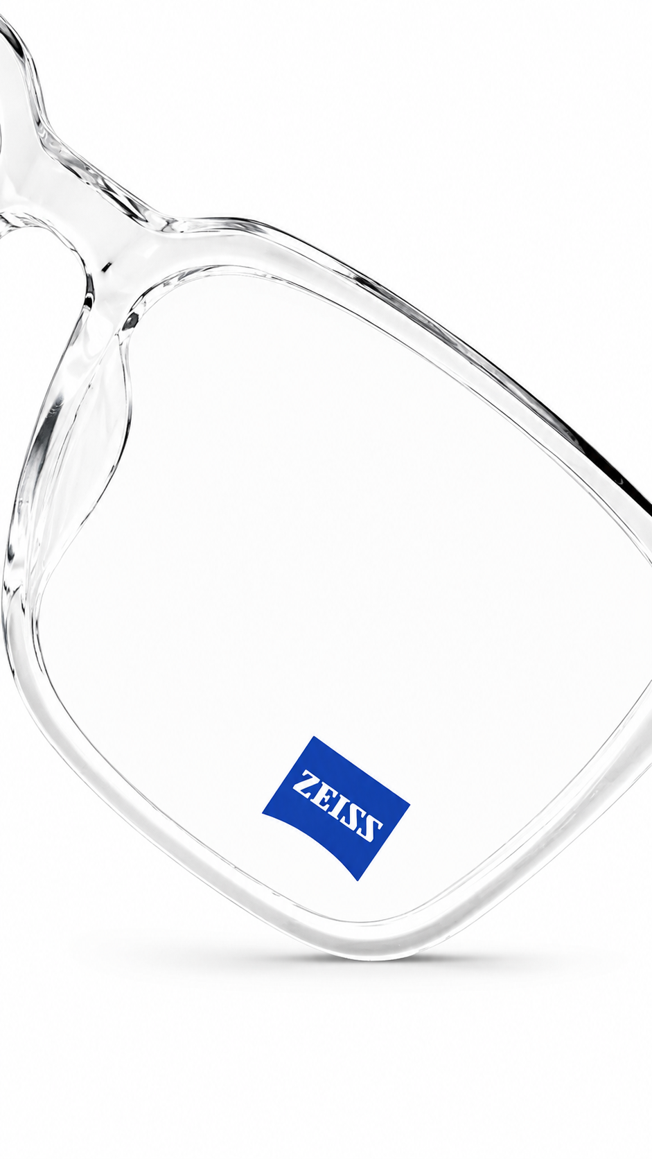 ZEISS ZS 1004 Crystal Clear Acetate Eyeglasses Frame