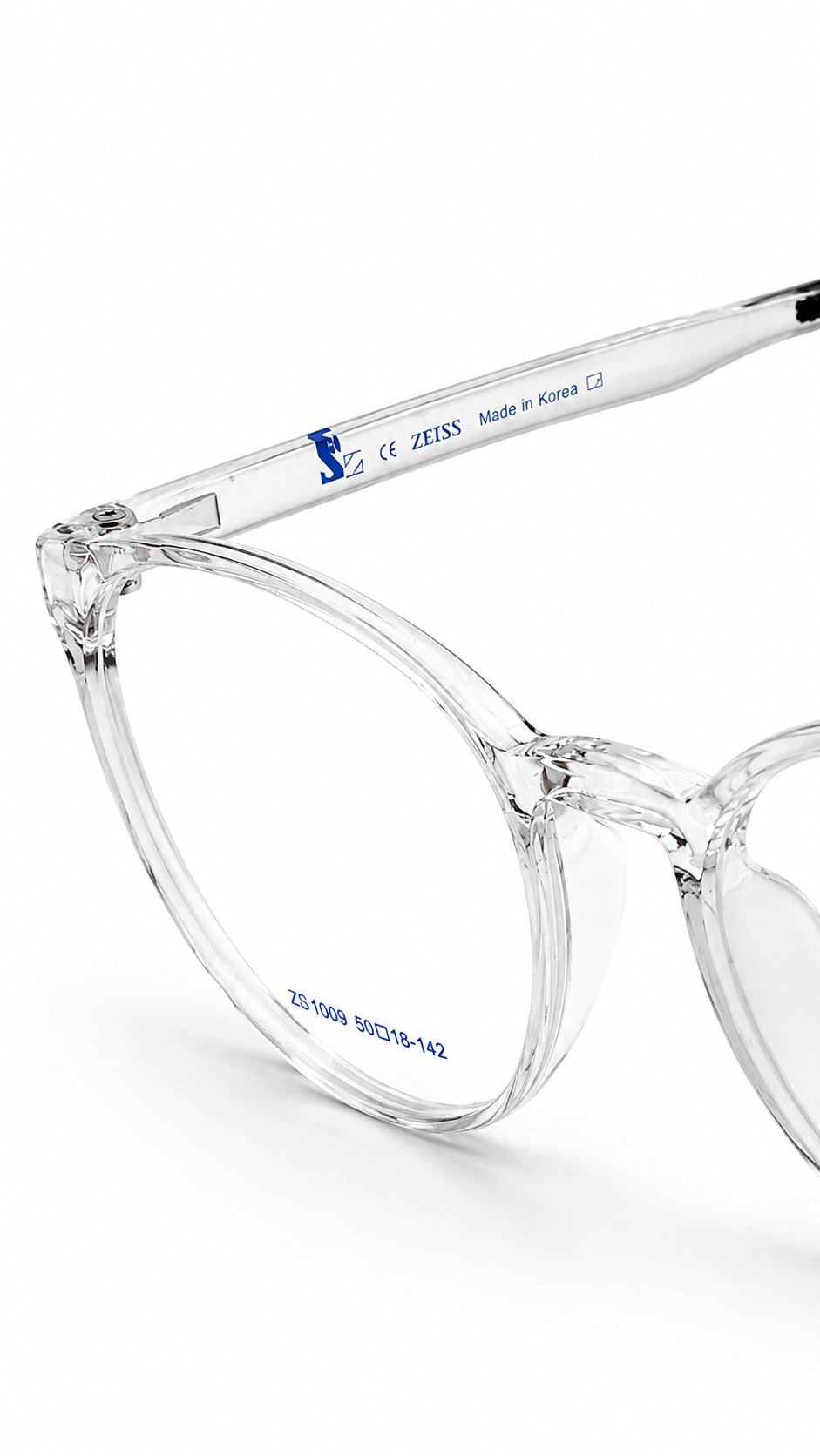 ZEISS ZS 1009 Transparent Round Spectacles