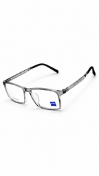 ZEISS ZS 1606 Translucent Grey Rectangular Eyeglass Frames