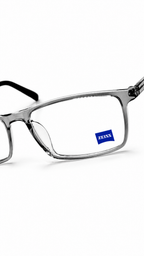 ZEISS ZS 1606 Translucent Grey Rectangular Eyeglass Frames