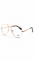 Ray-Ban Gold Aviator Eyeglass Frames – Classic Metal Pilot Optical Glasses