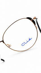Clié Round Rose Gold Eyeglass Frames – Durable Phosphor Bronze Metal Eyewear