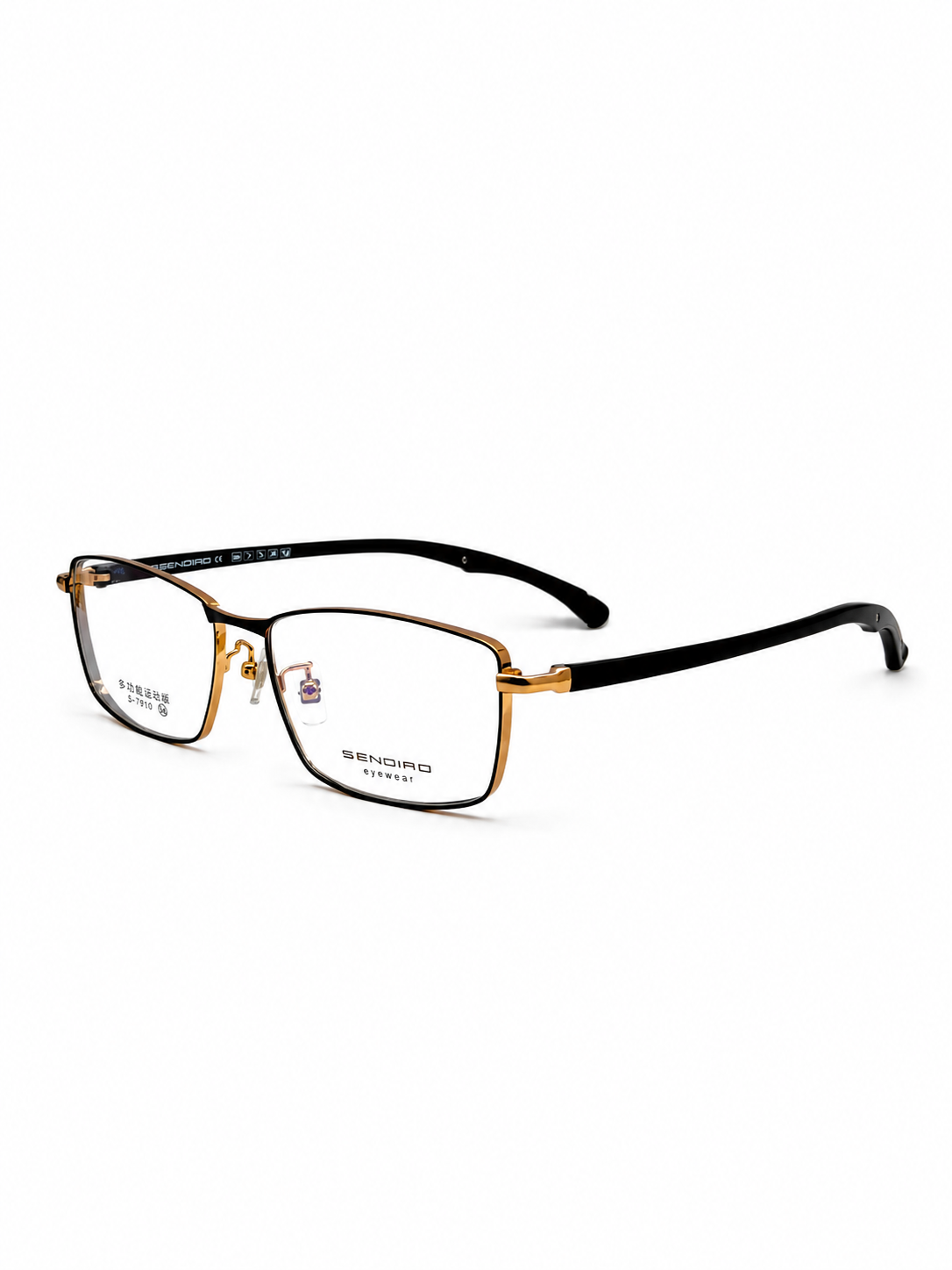 Sendiao Eyewear S-7910 Multi-Function Sport Spectacles | Matte Black & Copper