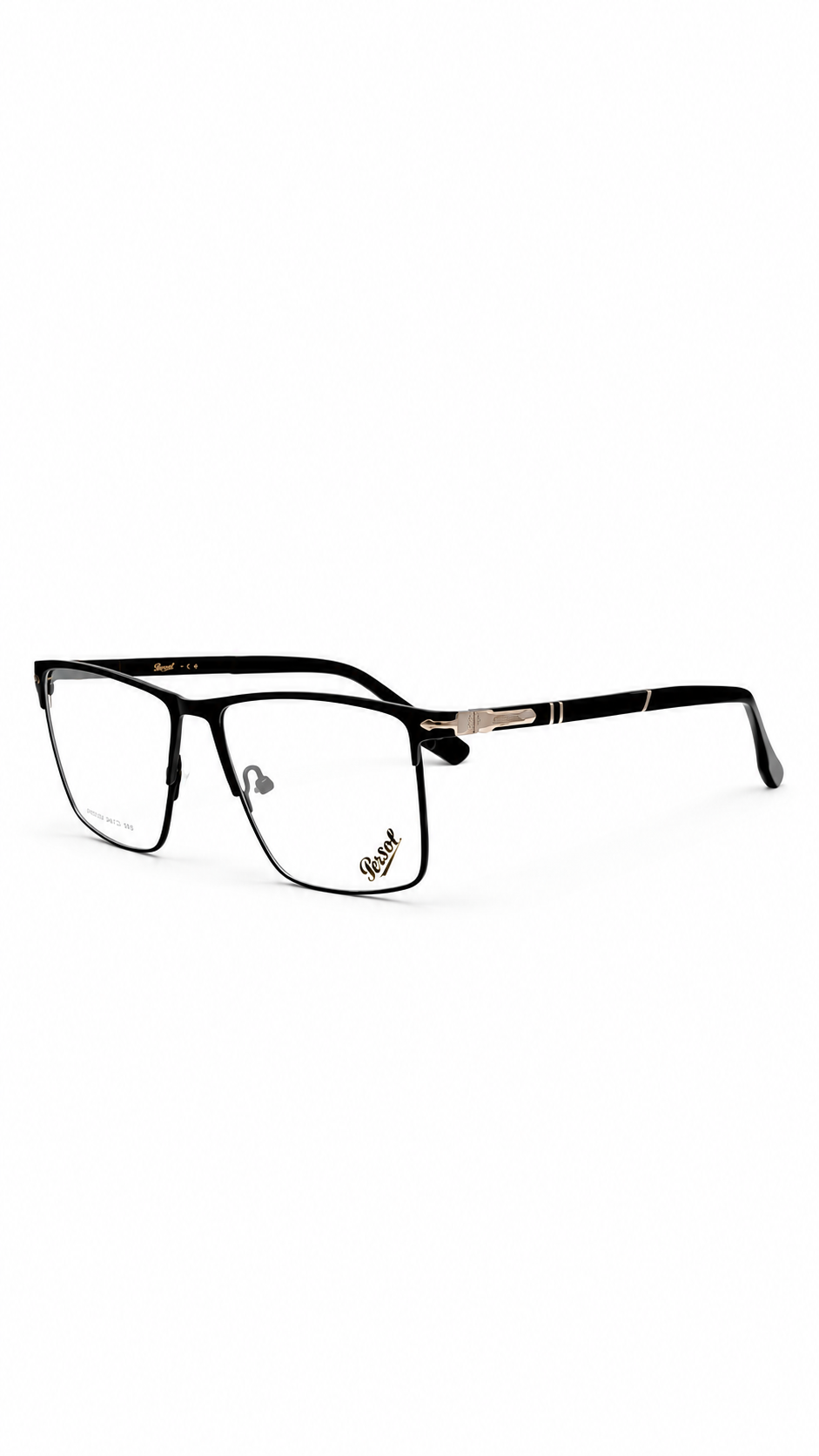 : Persol Modern Black Metal Spectacles | PO5115 Italian Designer Eyewear