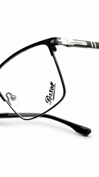 : Persol Modern Black Metal Spectacles | PO5115 Italian Designer Eyewear