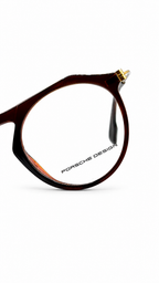 Porsche Design Black Aviator Optical Eyeglass Frame – Modern Full-Rim