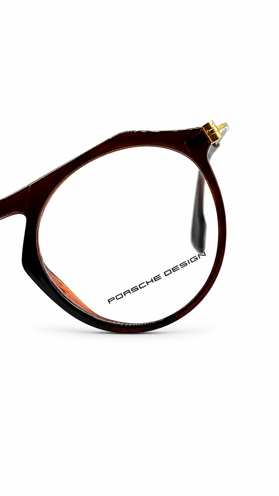 Porsche Design Black Aviator Optical Eyeglass Frame – Modern Full-Rim