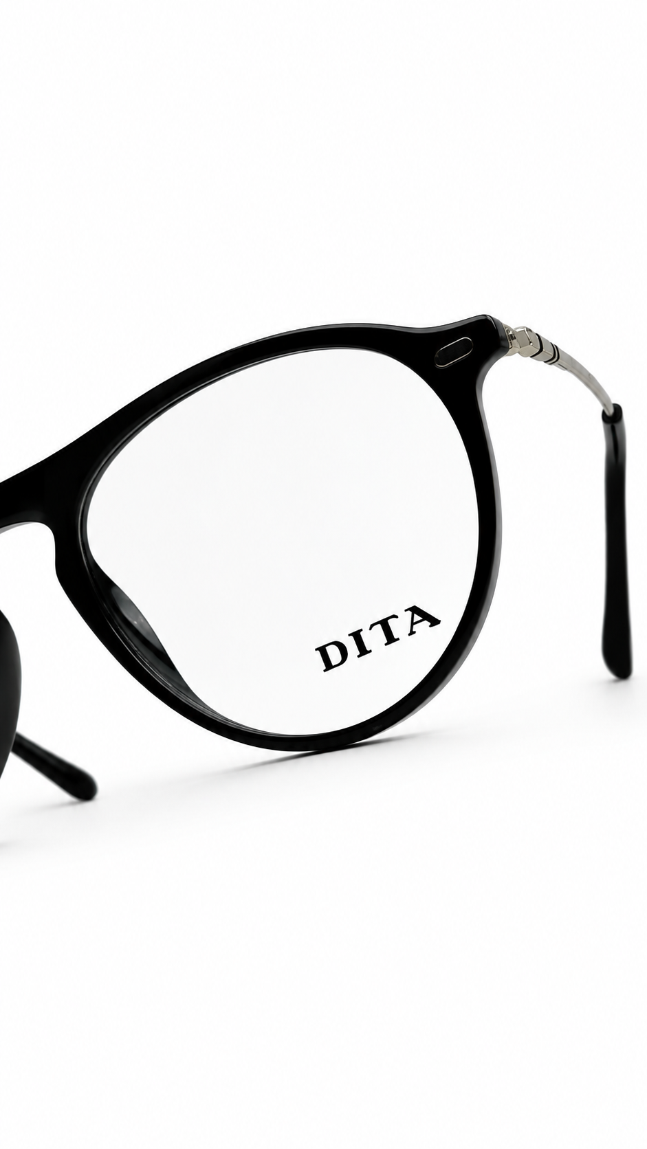 DITA Classic Round Black Full-Rim Optical Frame