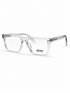 BOSS by Hugo Boss Crystal Clear Rectangular Eyeglass