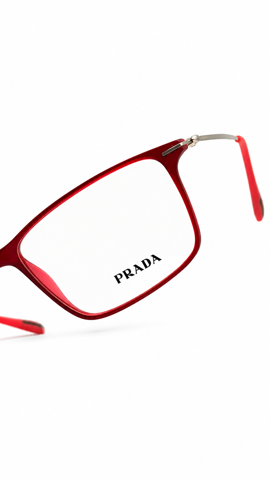 Prada Premium Red Full-Rim Optical Frame