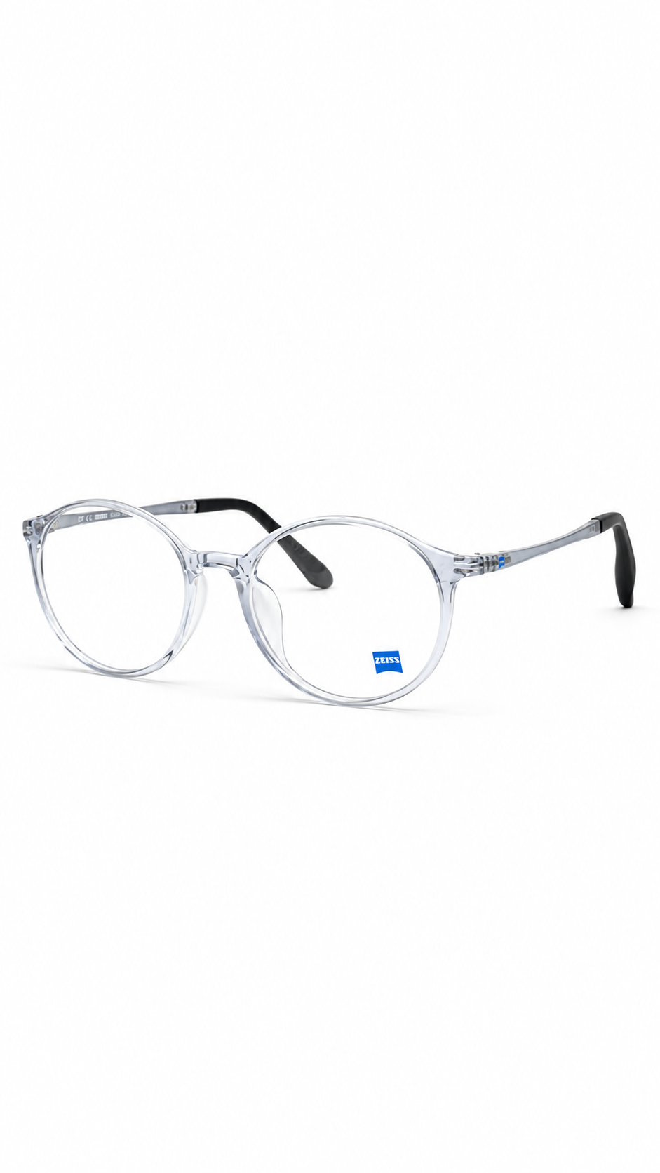 ZEISS Crystal Clear Round Eyeglass Frame for Men