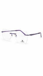 CHANEL Luxury Rimless Hexagonal Optical Frame