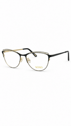 XOXO Elegant Black Semi-Rimless Cat-Eye Optical Frame