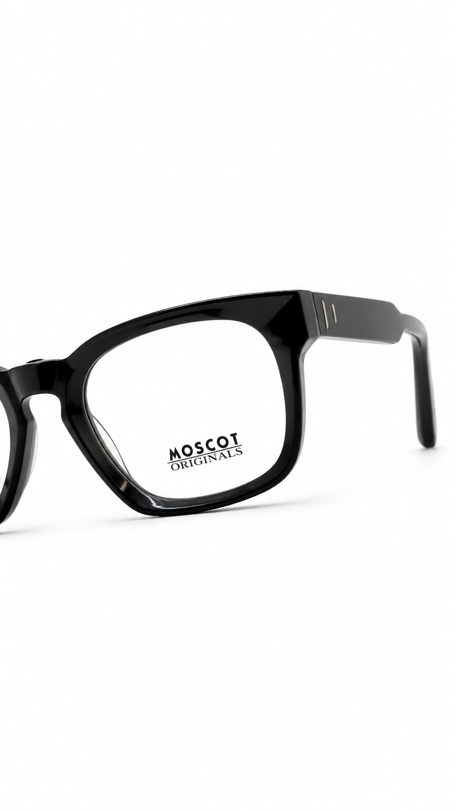 MOSCOT Originals Premium Black Full-Rim Optical Frame