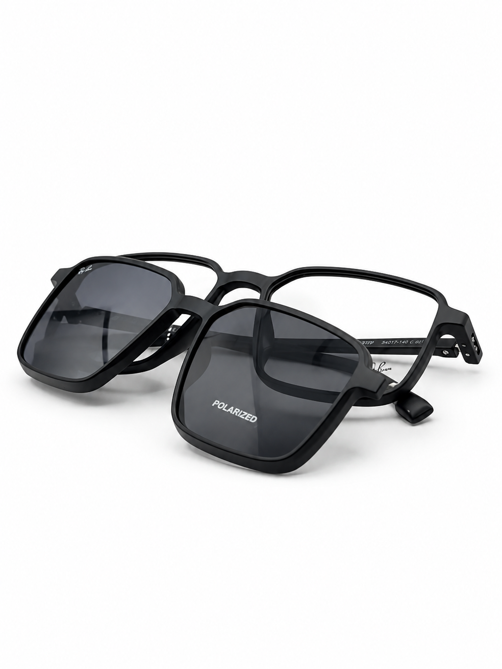 Ray-Ban Polarized Grey Lens Square Sunglasses for Men