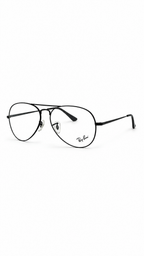 Ray-Ban Classic Black Aviator Eyeglass Frame for Men