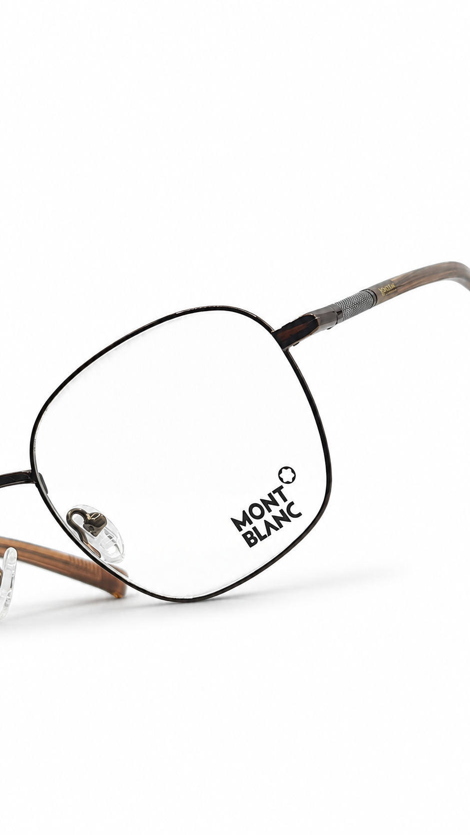 Montblanc Premium Bronze Square Optical Frame