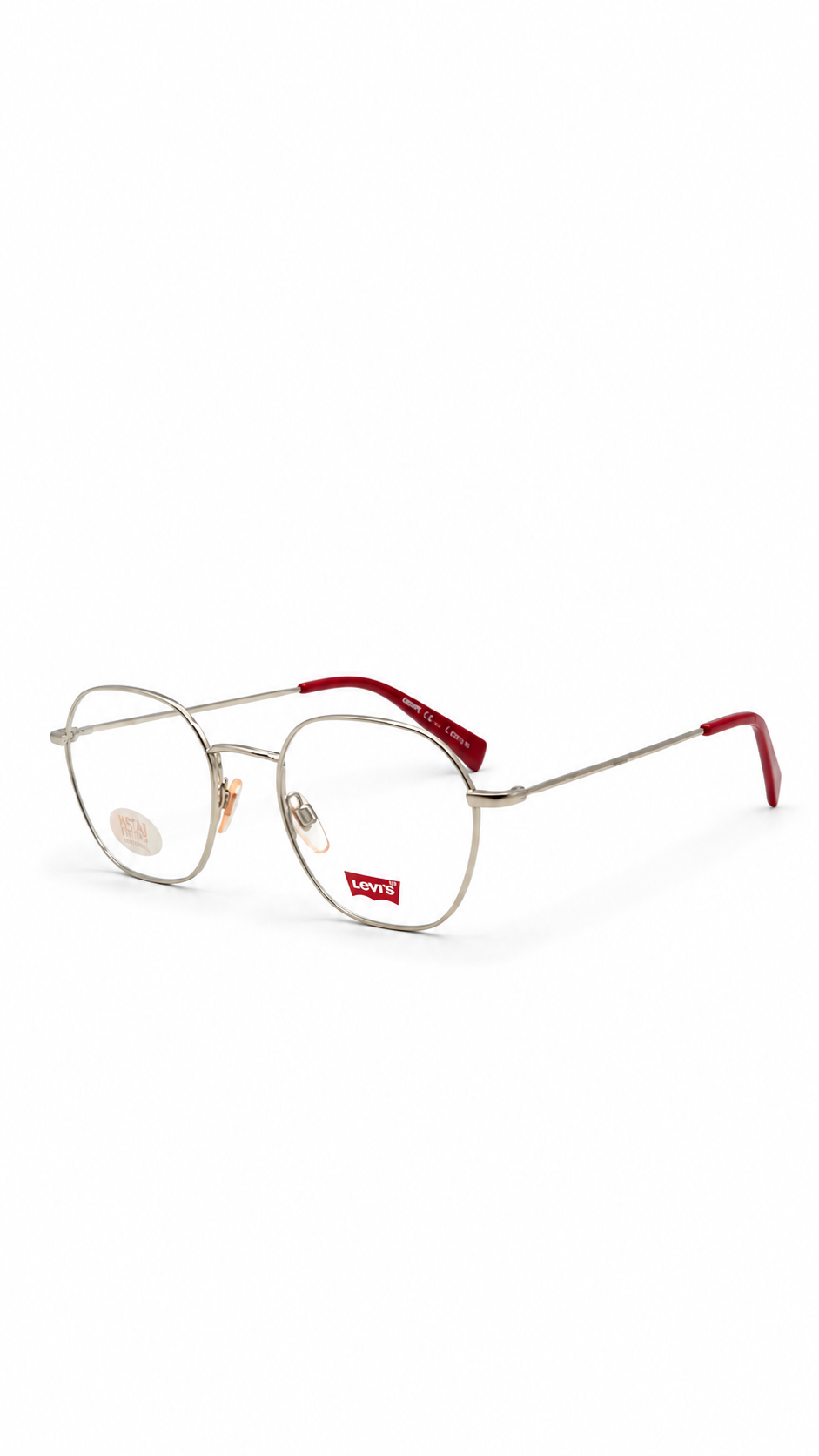 Levi's Lightweight Silver Hexagonal Optical Frame