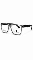 Container Eyewear Crystal Grey Rectangular Eyeglass Frame for Men