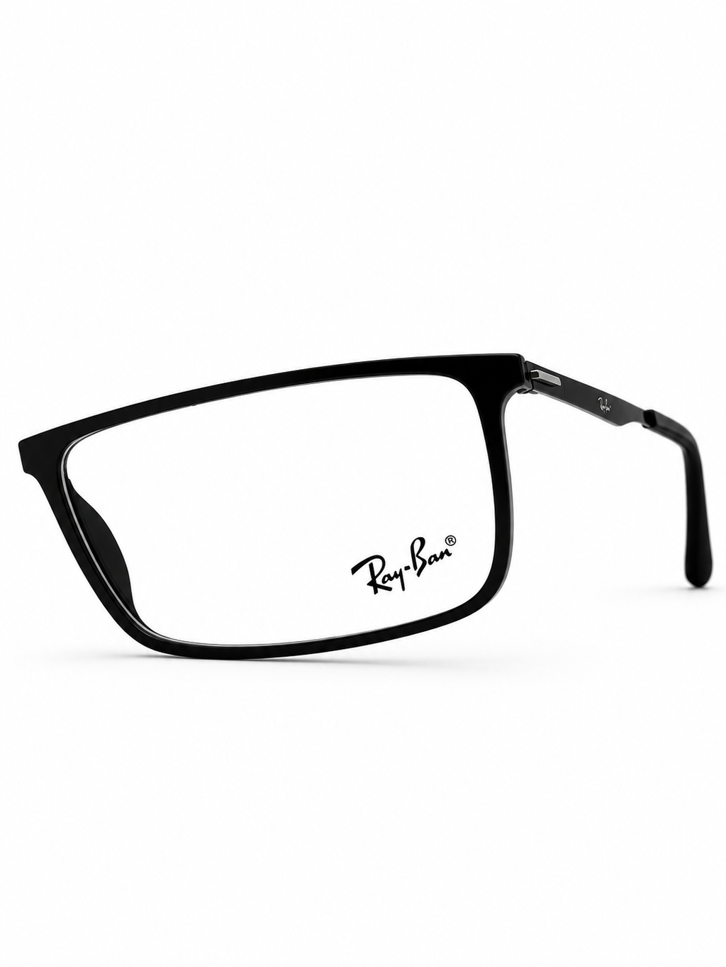 Ray-Ban Men's Matte Black Rectangular Eyeglass Frame